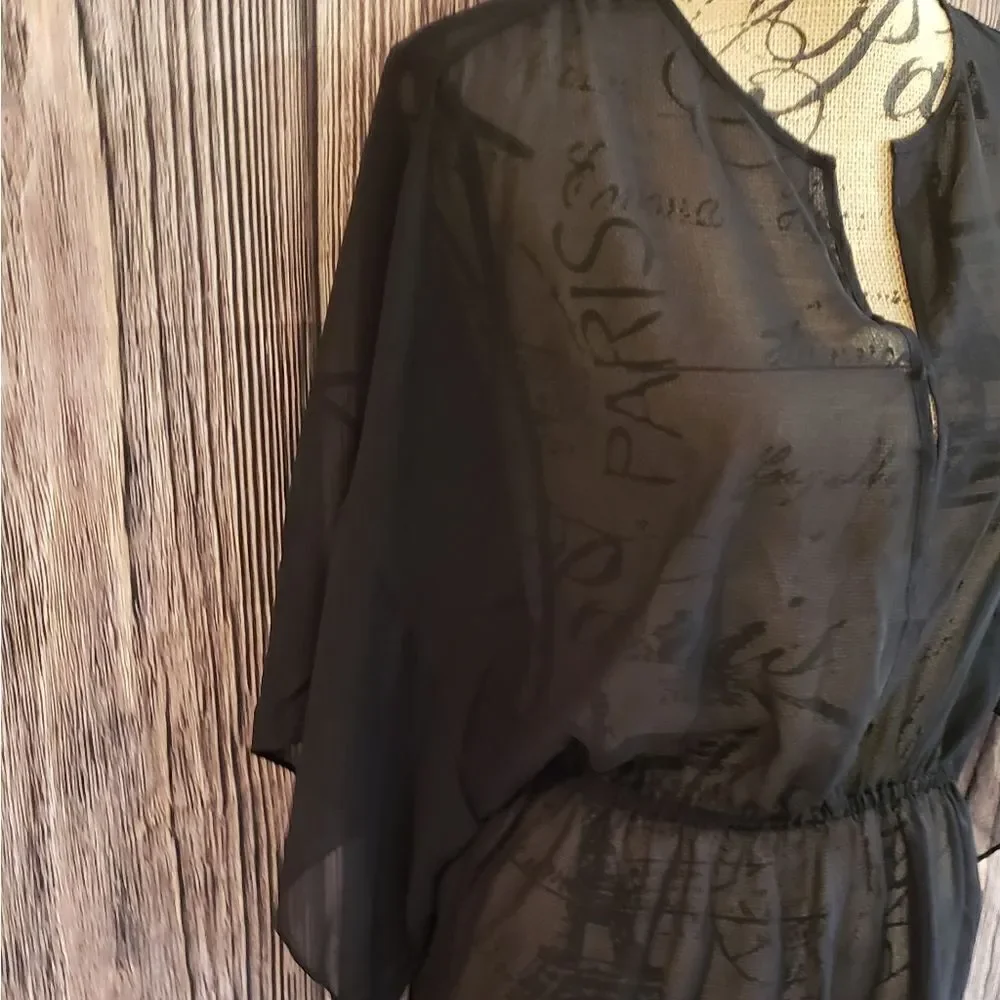 Tory Burch Flowy Sheer Top
